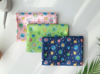 Waterproof Polyester Fabric Cute Dinosaur Pattern Korean DIY Craft Material - Image 1 of 4