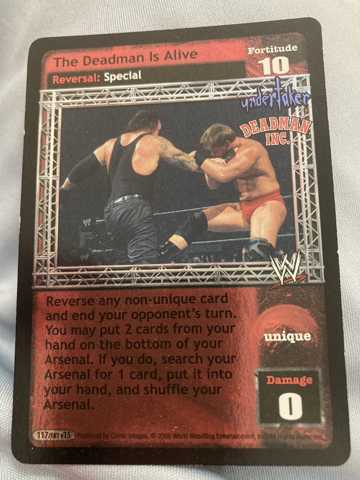 The Deadman Is Alive - WWE Raw Deal - Undertaker Deadman Inc. Rare FOIL! PWE - Image 1 of 1