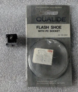 QUALIDE FLASH SHOE with PC Socket - Picture 1 of 1
