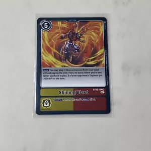Digimon Shining Blast seltene Folie neuwertig über die Zeit am selben Tag Versand! - Bild 1 von 2