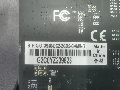 Asus Strix GTX950 graphics card - Image 1 of 4