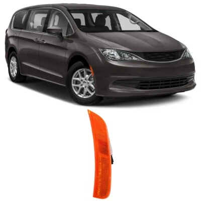 For 2017-2019 Chrysler Pacifica Front Signal Marker Light  Passenger Side CAPA - Image 1 of 4