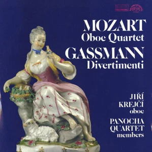 MOZART Oboe Quartet K.370 GASSMANN 3 Divertimenti KREJCI Panocha SQ Supraphon LP - Picture 1 of 3