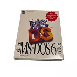 Sistema operativo Microsoft DOS 6.0 - Actualización 147095V600 sellado 1993 3,5 disquetes - Imagen 1 de 6