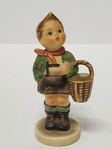 M.I.Hummel #51 2/0 Village Boy with Basket Germany Figurine  - Picture 1 of 10