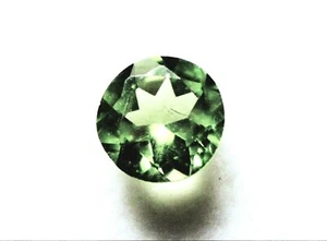 VERY NICE 6 mm ROUND CUT PERIDOT GEMSTONE CHINA B - C GRADE - Picture 1 of 2