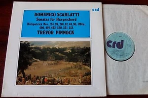 D. SCARLATTI HARPSICHORD SONATAS LP PINNOCK CRD 1068 NM ENGLAND (1980) - Picture 1 of 1
