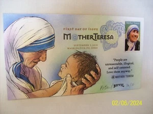 Funda Primer Día Bevil para Madre Teresa desde 2010 36/50 con Certificado de Autenticidad - Imagen 1 de 1