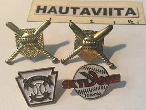 Toronto BlueJays Skydome Baseball Pins Millet Minor League UmpireUniform Collars - Picture 1 of 1