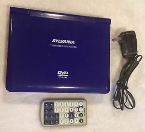 Sylvania Portable 7” DVD/CD Player SDVD7015 Tested/Working W/Cord And Remote - Picture 1 of 5