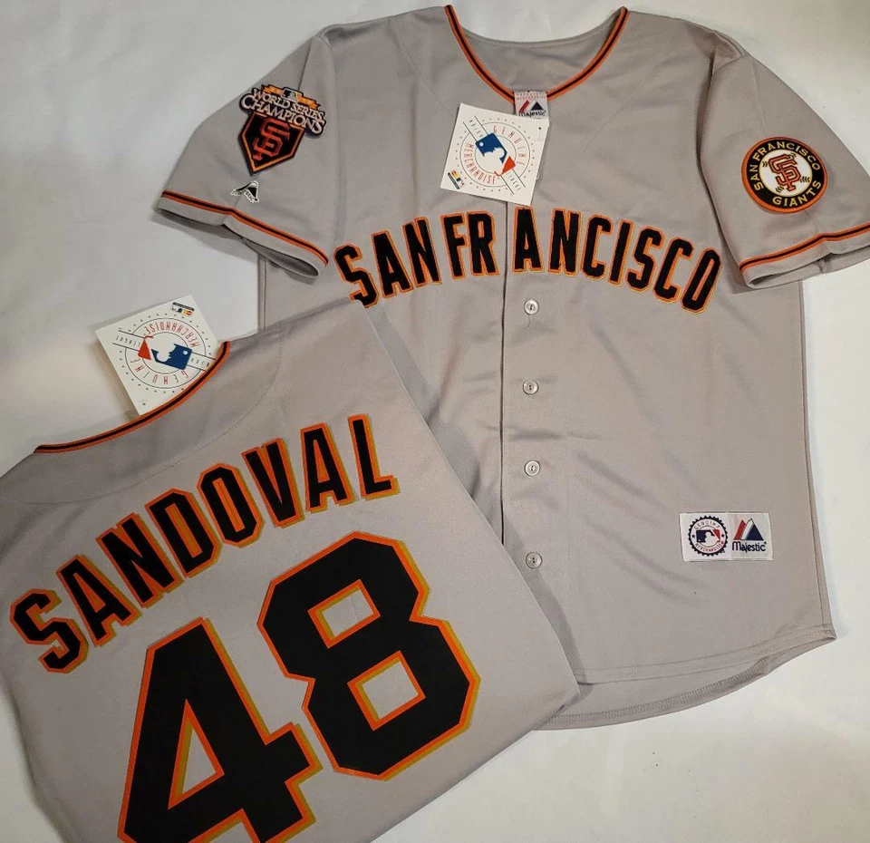 11008 San Francisco Giants PABLO SANDOVAL 2010 WORLD SERIES Baseball JERSEY - Image 1 of 1