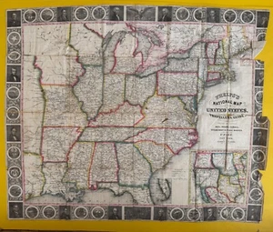 Mapa vintage de Estados Unidos - Imagen 1 de 2