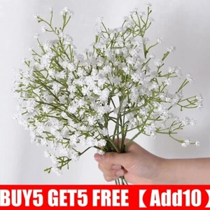 Künstliche Gypsophila Seide Gefälschte Blumen Zuhause Tisch Bouquet Braut Hochzeit Dez - Bild 1 von 25