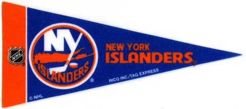 NEW YORK ISLANDERS~BRAND NEW NHL HOCKEY TEAM MINI SOUVENIR 9" MINIATURE PENNANT Cover