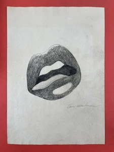 Tom Wesselmann Drawing on paper (Handmade) signed and stamped - Picture 1 of 2