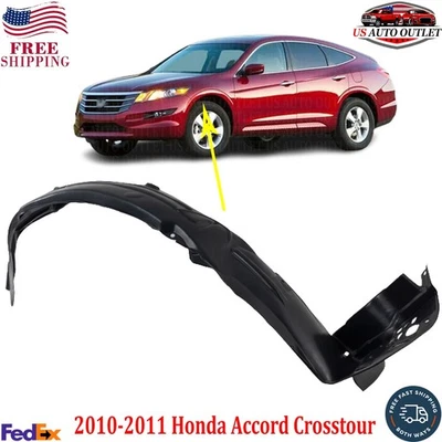 Front Fender Liner Passenger Side Inner For 2010-2011 Honda Accord Crosstour Foto 1 de 4