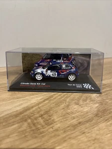 Miniature Altaya Citroën Saxo Kit Car S Loeb D Elena Tour De Corse 1999 1/43 - Picture 1 of 8