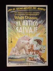 WHITE WILDERNESS (1958) * WALT DISNEY'S DOCUMENTARY FILM * ARGENTINE 1sh POSTER - Picture 1 of 2