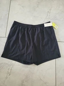 Men's All In Motion Soft Stretch Shorts Training Athletic Elastic Black Pockets - Picture 1 of 8