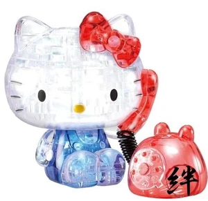 Hanayama 39 Pieces Crystal Gallery Sanrio Hello Kitty Telephone 3D Puzzle - Picture 1 of 3