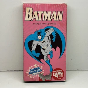 Batman VHS 1985 Tape Animation Super Powers Collection Cartoon Vintage Video - Picture 1 of 8