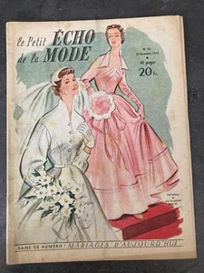 LE PETIT ECHO DE LA MODE N°48 29/11/1953 I10 - Imagen 1 de 1