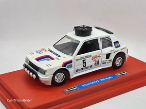 Peugeot 205 Rally - Bburago 1:24 1/24 1-24 RARE! Vintage - Foto 1 di 3