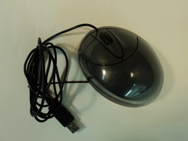 Fellowes Desktop Ball Mouse Ergo Tech USB Gray/Black 99930 - Image 1 of 1