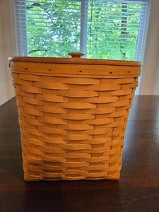 Cesta de medición Longaberger de 13 pulgadas con tapa ENORME - Imagen 1 de 8