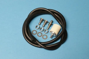 💥Tankbeschlag - Satz,Tanknippel, Filzpendel 20mm, Kraftstoffschlauch innen 3mm - Bild 1 von 1