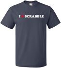 I HEART SCRABBLE Cool Classic Board Game Word Vocabulary LOVE T-Shirt