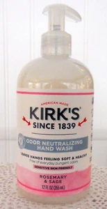 Kirk's Odor Neutralizing Hand Wash Soap Rosemary & Sage 12 oz. - Picture 1 of 3