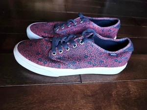 Vans Authentic Low-Top Women's 10 Sneakers Skate Shoes (VN-0XJ0F4K Navy Red) - Picture 1 of 6