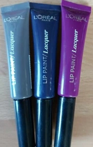 LOREAL  LIP PAINT  LACQUER  3 ST SET NEU - Bild 1 von 2