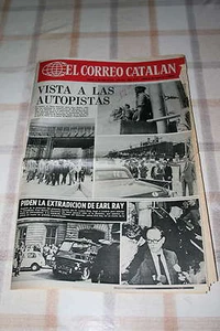 El Correo Catalan 11 de Junio de 1968 Numero 28214 - Imagen 1 de 1