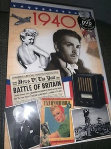 Anniversary gift ~ DVD with Memories from 1940 and a Greeting Card in one - Picture 1 of 3