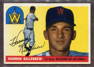 1955 Topps Set-Break #124 Harmon Killebrew EX-EXMINT *JAYSACE* - Picture 1 of 2