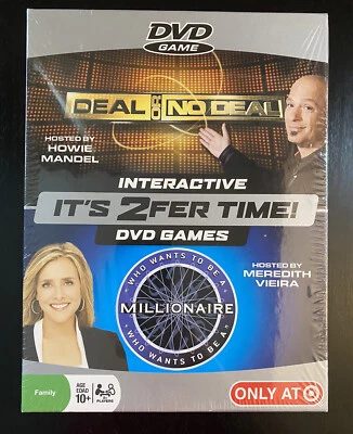 Two 2 Interactive DVD Games 2008 Deal Or No Deal Who Wants To Be A Millionaire - Image 1 of 4