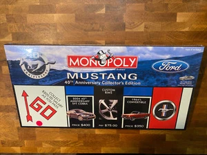 Monopoly Ford Mustang 40th Anniversary Collector's Edition (New, sealed) - Picture 1 of 3