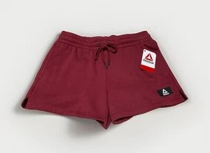 NEW Reebok Women's Raspberry Fudge After Class Relaxed Shorts w/Pockets Size XL - Picture 1 of 14