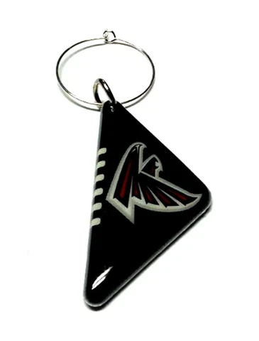 ATLANTA FALCONS WINE CHARM PADDED PLASTIC BALL TWO SIDED NEW NFL LICENSED Cover