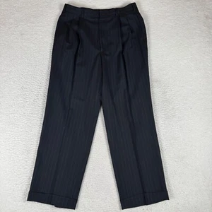 Vintage Brooks Brothers Anzughose Herren Größe 34 Schwarz Wolle Union Made in USA - Bild 1 von 19