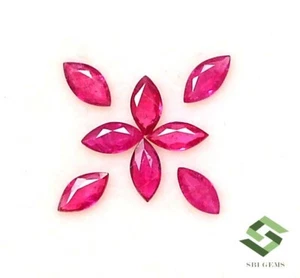 Rubí Natural Corte Marquesa 5x2,50 mm Lote 10 Piezas 1,44 CTS Piedras Preciosas Sueltas - Imagen 1 de 7