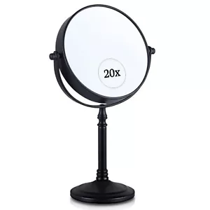 MIRRORVANA 20X Vergrößerter Schminkspiegel mit Ständer - Doppelseitig 20x und 1x C... - Bild 1 von 7