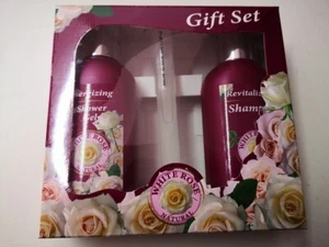 Geschenkset White rose Natural ( Duschgel, Parfume, Shampoo) mit Rosenextract - Bild 1 von 3