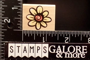 HERO ARTS RUBBER STAMPS A1444 SMALL SINGLE DAISY BLOSSOM GARDEN FLOWERS #3251 - Picture 1 of 2