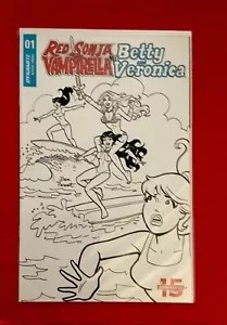 RED SONJA AND VAMPIRELLA MEET BETTY AND VERONICA #1 DAN PARENT VARIANT COVER NM - Picture 1 of 1
