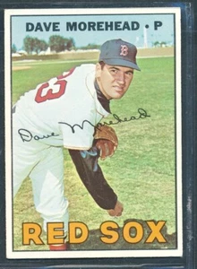 1967 Topps #297 DAVE MOREHEAD Boston Red Sox ~ EX bis EX-MT - Bild 1 von 2