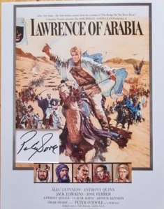 PETER O'TOOLE Signed 14x11 Photo Display LAWRENCE OF ARABIA COA - Picture 1 of 1