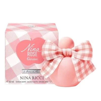 NINA ROSE GARDEN-NINA RICCI-EDT-SPRAY-1,7 OZ-50 ML-AUTÉNTICO-NO SELLADO-ESPAÑA Foto 1 de 2